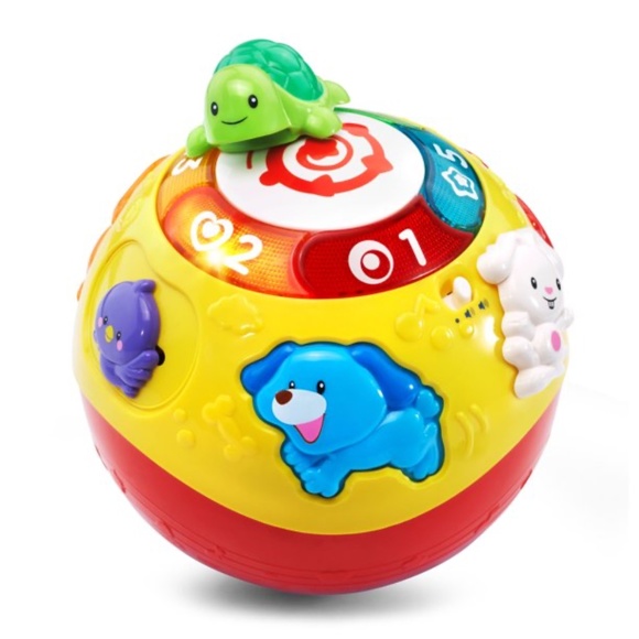 VTech Wiggle and Crawl Ball with Animal Friends - Picture 5 of 5